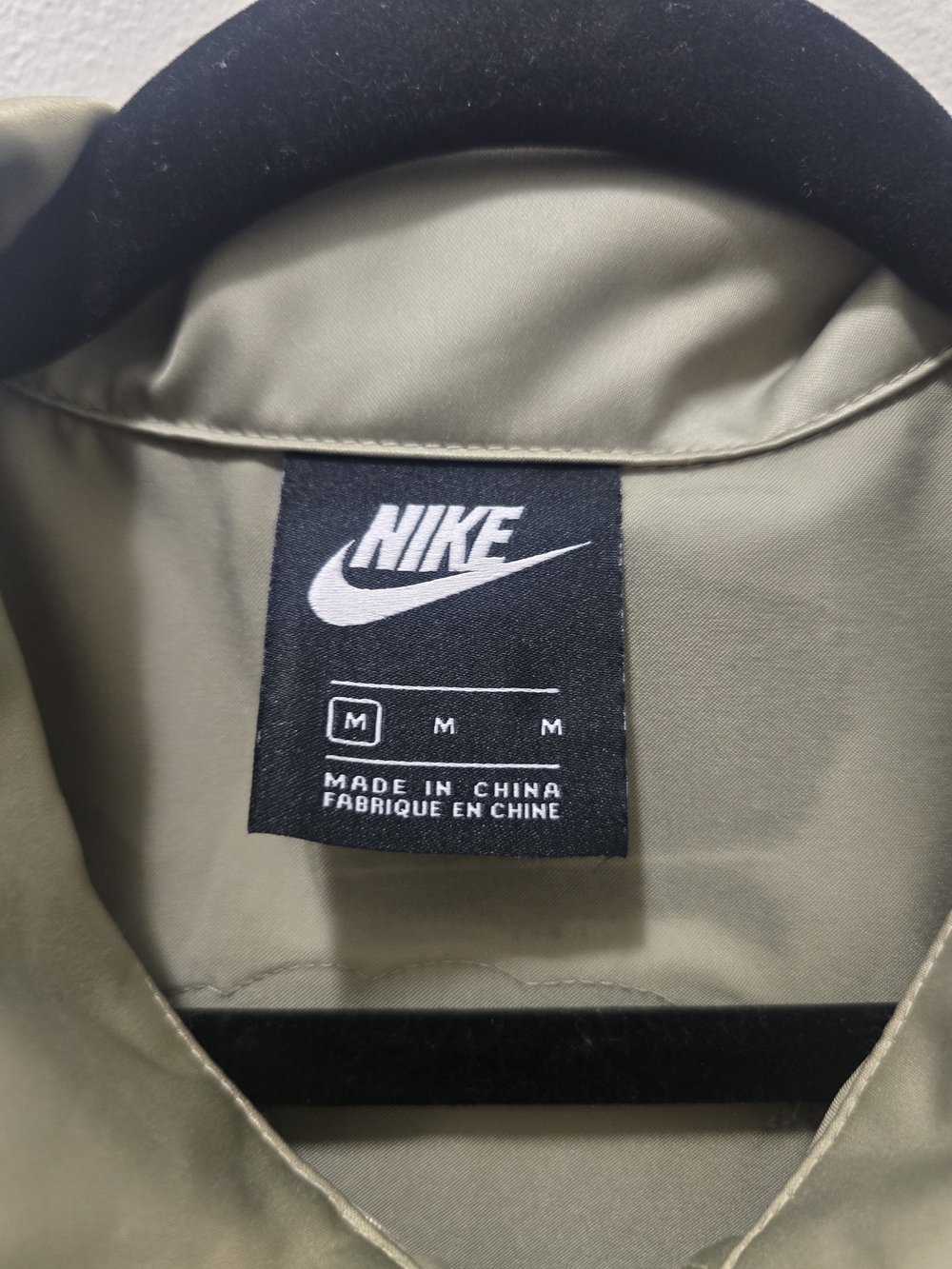 ​NWOT Nike Sportswear Icon Clash Satin Long Jacket - "Mystic Stone" - Picture 4 of 13
